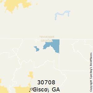 Cisco,Georgia County Map