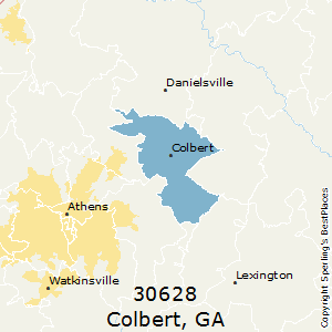 Colbert,Georgia County Map