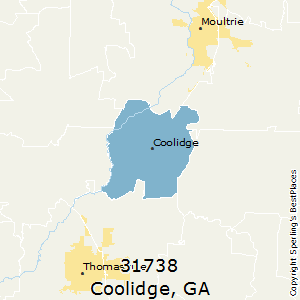Coolidge,Georgia County Map