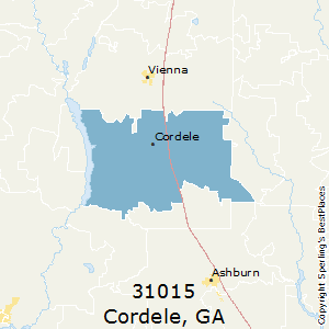 Cordele,Georgia County Map