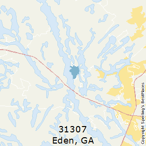 Eden,Georgia County Map