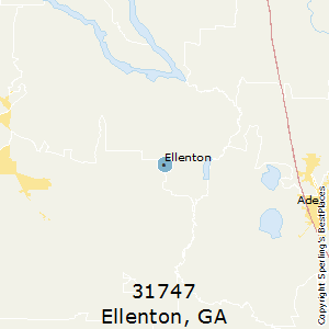 Ellenton,Georgia County Map