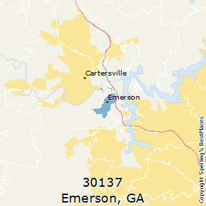 Emerson,Georgia County Map