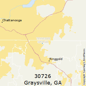 Graysville,Georgia County Map
