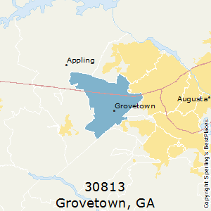 Grovetown,Georgia County Map