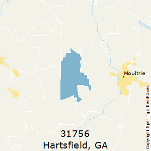 Hartsfield,Georgia County Map