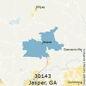 Jasper,Georgia County Map