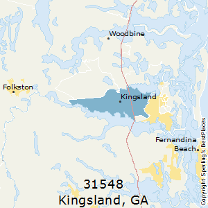 Kingsland,Georgia County Map