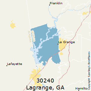 LaGrange,Georgia County Map