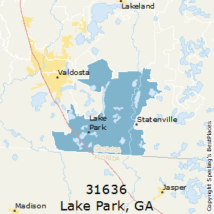Lake_Park,Georgia County Map