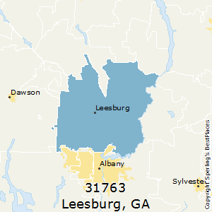 Leesburg,Georgia County Map