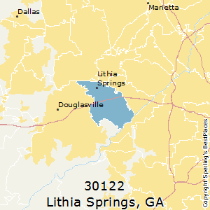 Lithia_Springs,Georgia County Map