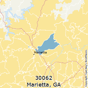 Marietta,Georgia County Map