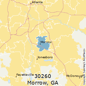 Morrow,Georgia County Map