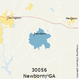 Newborn,Georgia County Map