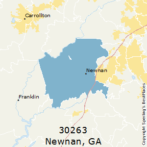Newnan,Georgia County Map