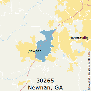 Newnan,Georgia County Map