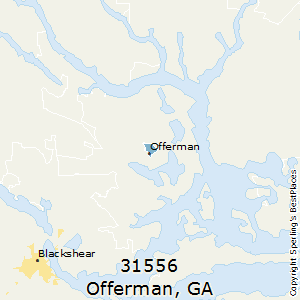 Offerman,Georgia County Map