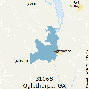 Oglethorpe,Georgia County Map