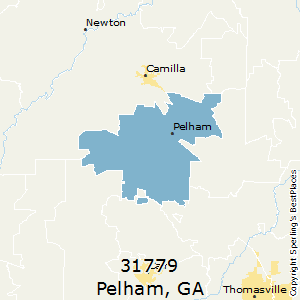 Pelham,Georgia County Map
