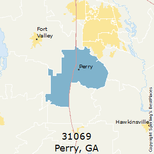 Perry,Georgia County Map