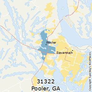 Pooler,Georgia County Map