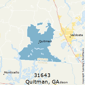 Quitman,Georgia(31643) Zip Code Map