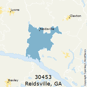 Reidsville,Georgia County Map
