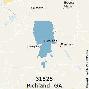 Richland,Georgia County Map