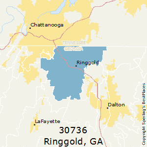 Ringgold,Georgia County Map