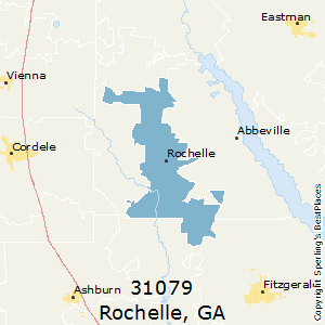 Rochelle,Georgia County Map