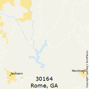 Rome,Georgia County Map