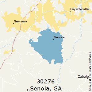 Senoia,Georgia County Map