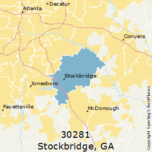 Stockbridge,Georgia County Map