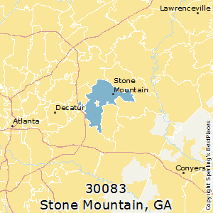 stone mountain map