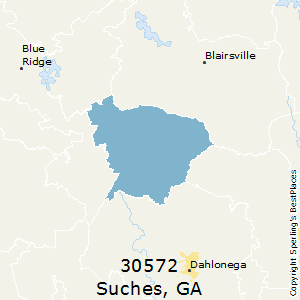 Suches,Georgia County Map