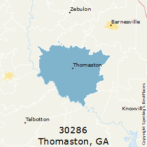 Thomaston,Georgia County Map