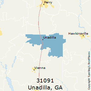 Unadilla,Georgia County Map
