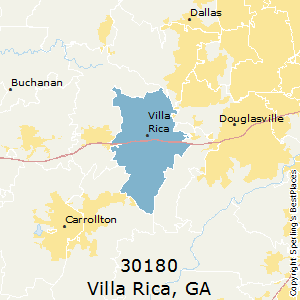 Villa_Rica,Georgia County Map