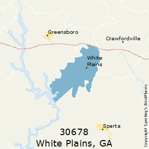 White_Plains,Georgia County Map