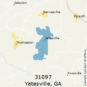 Yatesville,Georgia County Map