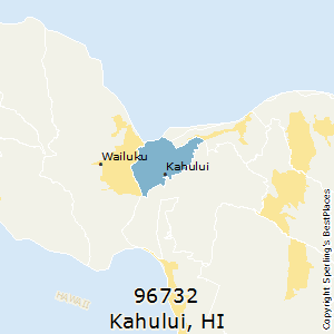 Kahului,Hawaii County Map