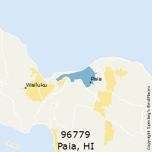 Paia,Hawaii County Map