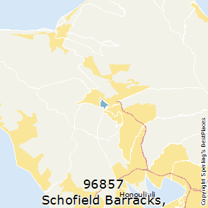 Schofield_Barracks,Hawaii County Map