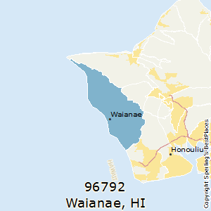 Waianae,Hawaii County Map