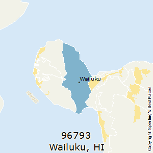 Wailuku,Hawaii County Map