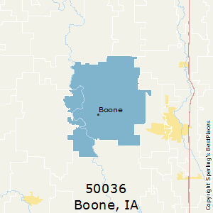 Boone,Iowa County Map