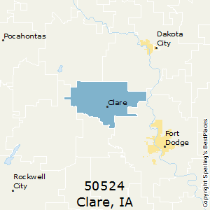 Best Places to Live in Clare (zip 50524), Iowa
