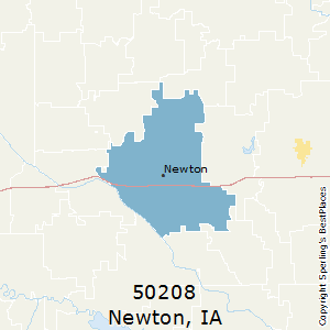 Newton,Iowa County Map