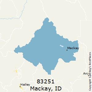 mackay id zip code